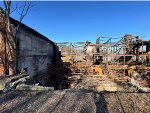 I was also told that this section of the building had wood floors and interior walls.